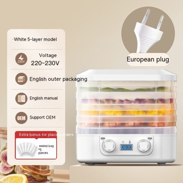 Fruit Dehydrator Household Food Snacks Drying Apparatus Food Drying - Image 2