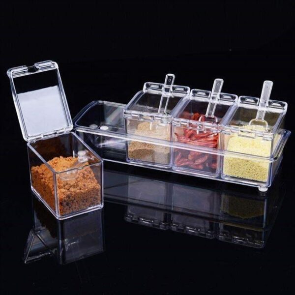 Seasoning Storage Box Spices Condiment Dispenser - Image 3