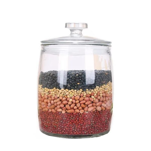Thickened Glass Tea Jar Dry Fruit Mixed Grain Spices Storage - Image 8