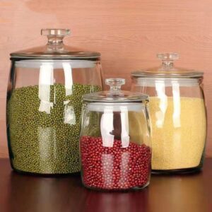 Thickened Glass Tea Jar Dry Fruit Mixed Grain Spices Storage