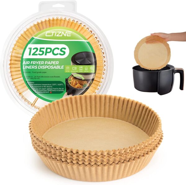 Food Grade Air Fryer Paper Oiled Paper Plate Disposable - Image 2