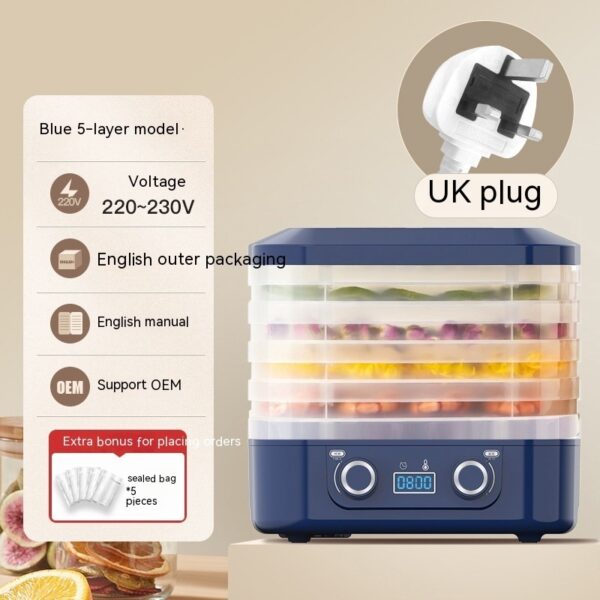 Fruit Dehydrator Household Food Snacks Drying Apparatus Food Drying - Image 5