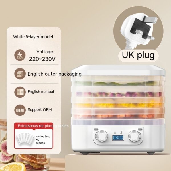Fruit Dehydrator Household Food Snacks Drying Apparatus Food Drying - Image 4
